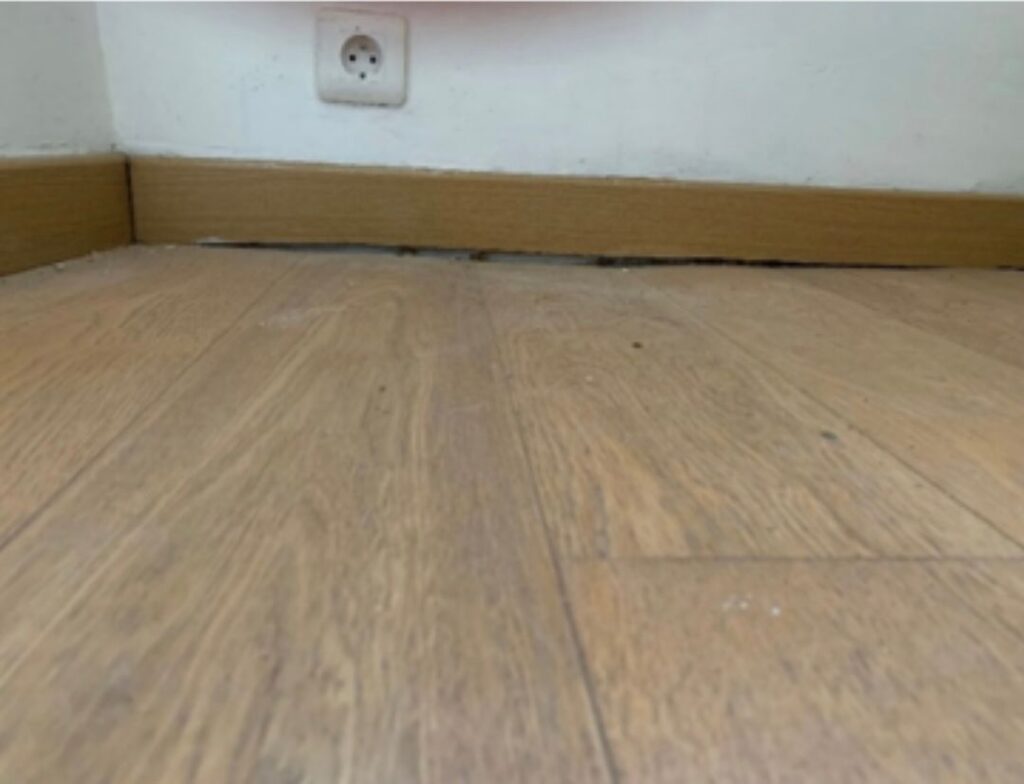 Palchetto Parquet rotto ceduto